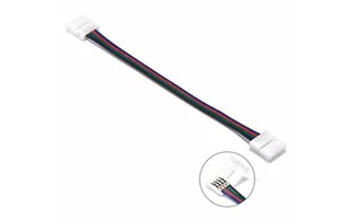 10mm 4 Pin RGB Dual Connector Cable