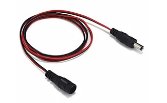 22AWG 5.5 2.1mm DC Power Extension Cable