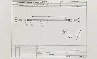 Construct wire harness BOM in ERP