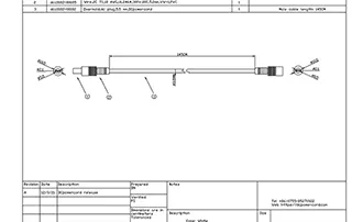 Drawing wire harness for Comfirmation