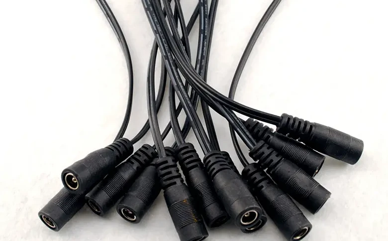 12V monitoring 2.1 power DC male and female plug cable