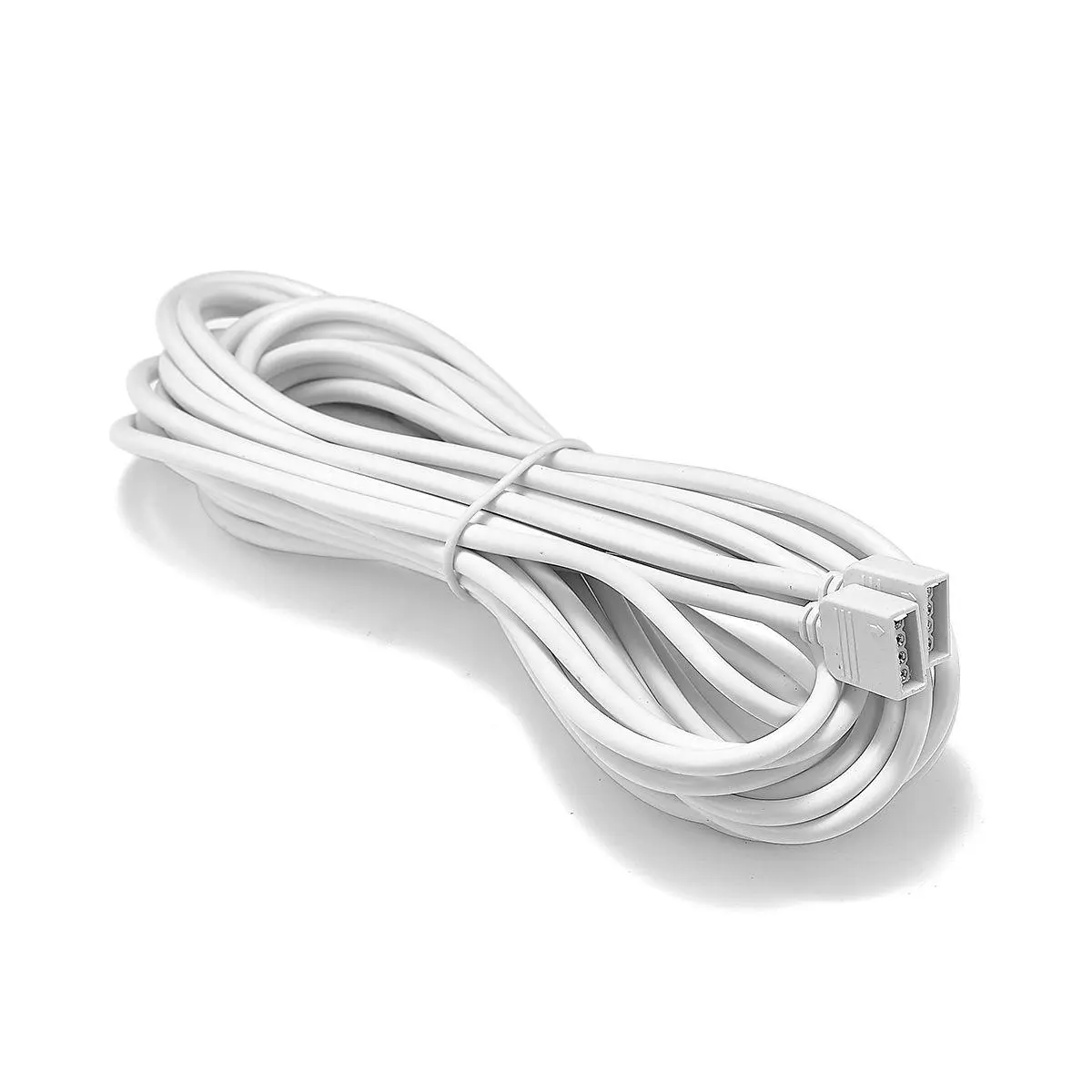 4pin RGB female extension cable white round cable 300cm