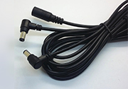 One to two power cord DC power extension cord