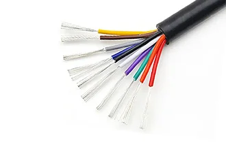 UL2464 10-core PVC cable 14-30awg OD 3.5-8.8mm 1mm 300V tinned copper black