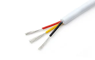 3 core 300V silicone wire cable white 10-30awg Outer diameter: 4.5-10mm