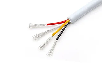 4 core 300V silicone wire cable white 10-30awg Outer diameter: 4.5-10mm