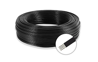 2468 4-core black parallel wire