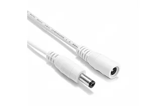 5.5*2.1mm DC extension cable 22AWG white