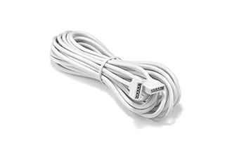 5pin RGBW female extension cable white round wire 500cm 24AWG wire diameter 4.0mm 12/0.11