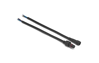 5-core 0.2mm² male and female 12V waterproof cable 20cm black