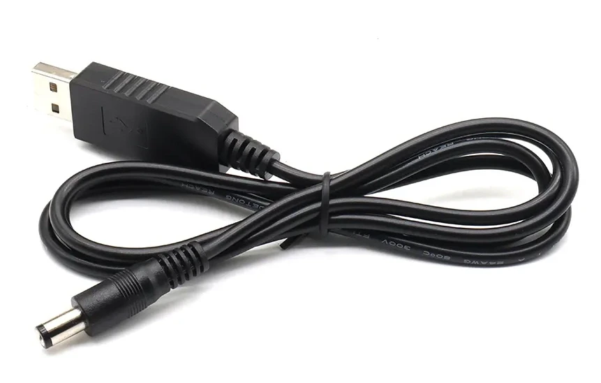 5.5mm*2.5mm USB to DC 9V cable harness