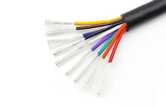 UL2464 9-core PVC cable 14-30awg OD 3.5-8.8mm 1mm 300V tinned copper black