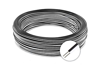 UL black and white parallel flat wire