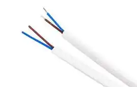 2 core 300V silicone wire cable white 10-30awg Outer diameter: 4.5-10mm