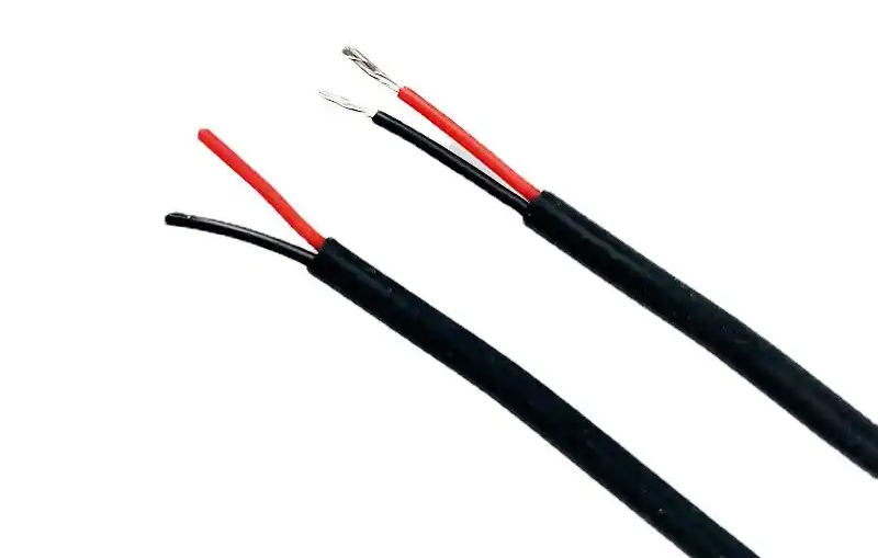 2 core 300V silicone wire cable black 10-30awg Outer diameter: 4.5-10mm