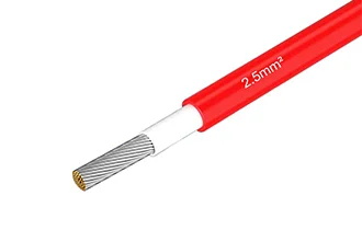 Red Photovoltaic Silicone 4mm² wire cable