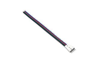 5pin heat shrink tube male head single side wire white blue red green black parallel wire 22AWG 15cm 17-0.12 tinned copper