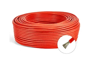 Red Extra flexble Silicone Wire Cable 30AWG(11/0.08) outer diameter 0.8mm