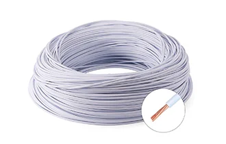 Pure copper single core multi-strand soft wire RV wire white round wire