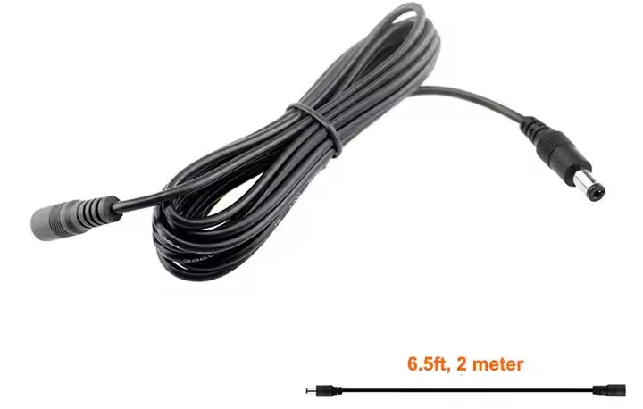 5.5 2.1mm 5.5 2.5mm Male Female 24V DC Power Cable