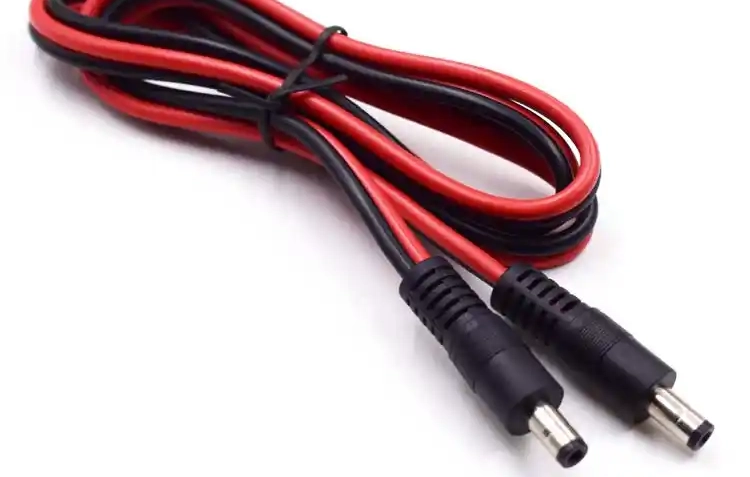 DC power cable to male 2.5mm cable 24v current double male cable