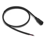 Black 5.5m 2.1mm Female Waterproof DC Power Pigtail Cable