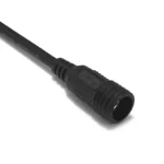 Black 60cm 5.5m 2.1mm Female Waterproof DC Power Pigtail Cable Plug