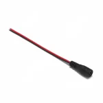 15cm 22AWG Black and red pigtail female DC power cable