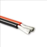 Black-Red 2 Pin Parallel Silicon Wire Cable product picture 2