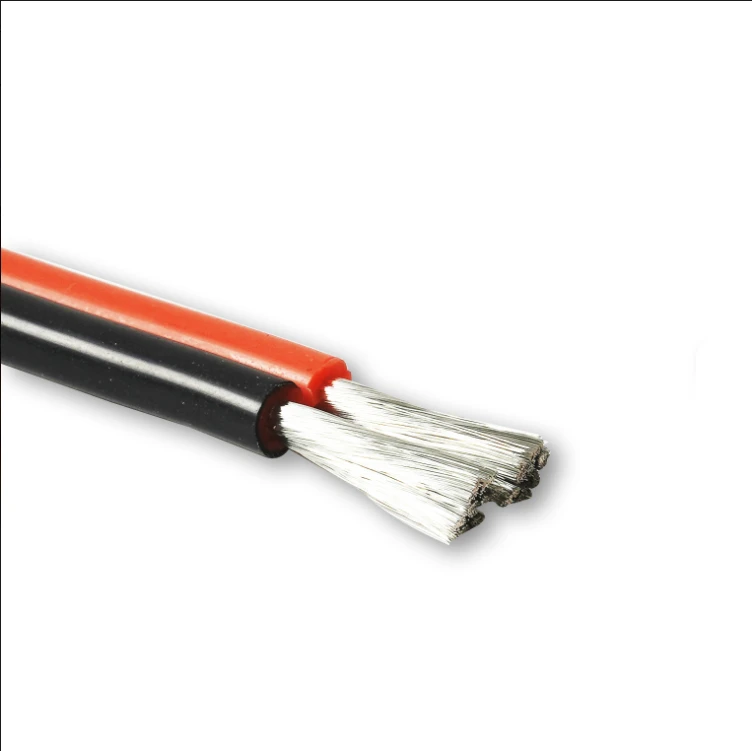 Black-Red 2 Pin Parallel Silicon Wire Cable product picture 2